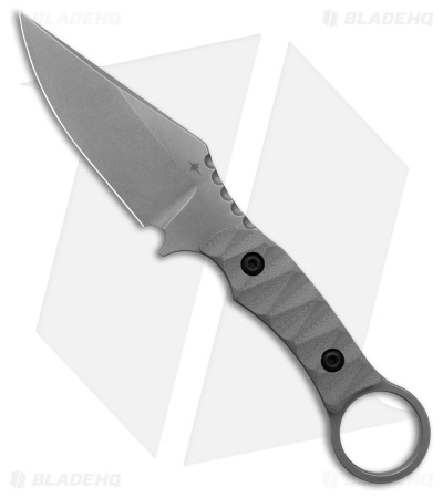 Toor Knives Vandal Fixed Blade Knife Stealth G-10 Gray (4.125