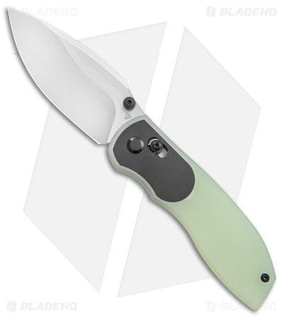 TuyaKnife Big Belly Slide Lock Knife Jade G-10 (3.4" Satin)