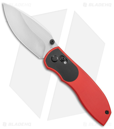 TuyaKnife Big Belly Slide Lock Knife Red G-10 (3.4" Satin)