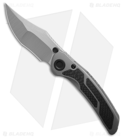 TuyaKnife Alamo Frame Lock Knife Titanium/Carbon Fiber (3.6" Satin)