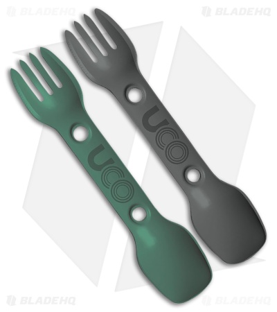 UCO Utility Spork 2 Pack - Green and Coal