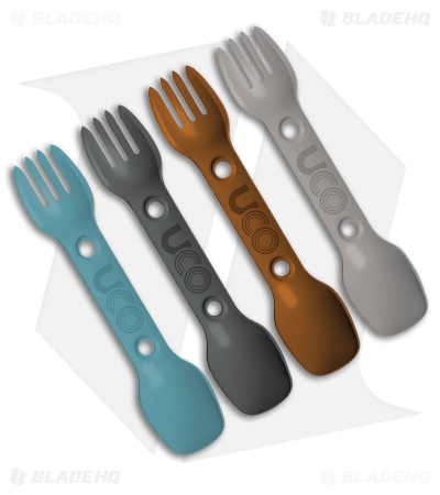 UCO Utility Spork 4 Pack Elevated - Gray/Blue/Coal/Sand