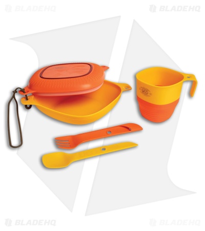 UCO Retro Sunrise 6 Piece Mess Kit - Yellow and Orange