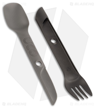 UCO Switch Spork Utensil Set - Black and Gray