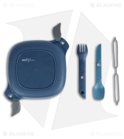 UCO ECO 5-Piece Mess Kit - Midnight (Dark Blue and Light Blue)