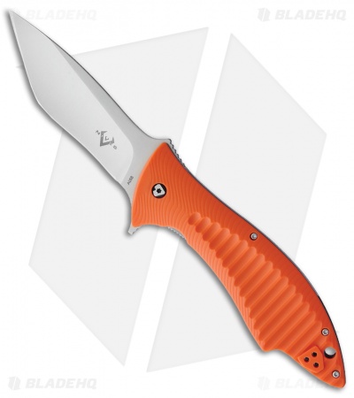 V Nives Deplorable Liner Lock Knife Orange FRN (3.9