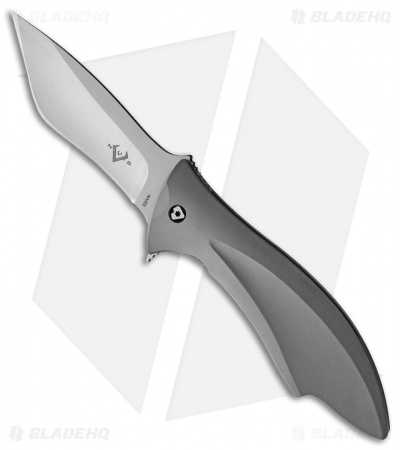 V Nives Deplorable Frame Lock Knife Gray Titanium (3.9