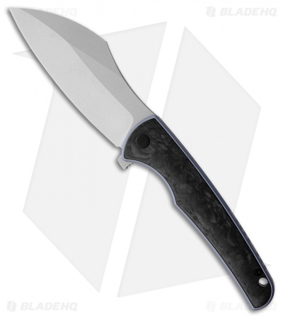 VDK Knives Vice Frame Lock Knife Carbon Fiber/Green Ti (4