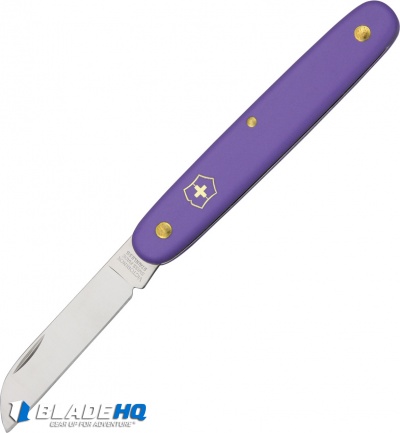 Victorinox Floral Sheepsfoot Knife Purple Polymer (2.5" Satin)