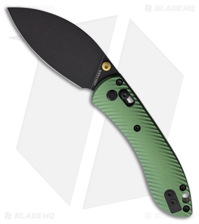 Vosteed Mini Nightshade Crossbar Lock Green Aluminum (2.6" Black Stonewash)