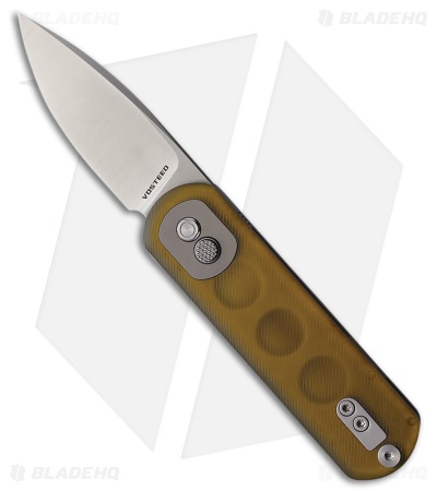 Vosteed Corgi Pup Trek Lock Knife Amber Ultem (2.37" Satin) VOSA0723