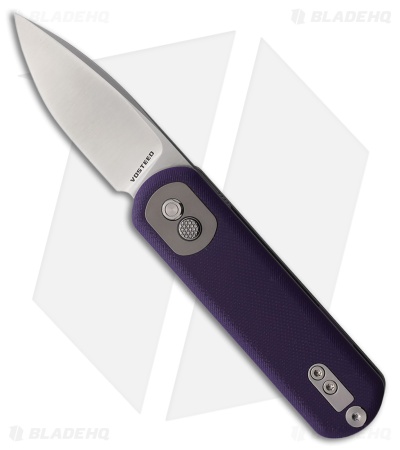 Vosteed Corgi Pup Trek Lock Knife Purple G-10 (2.37" Satin) VOSA0724