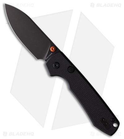 Vosteed Raccoon Top Liner Lock Knife Black Canvas Micarta (3.25" Black SW)