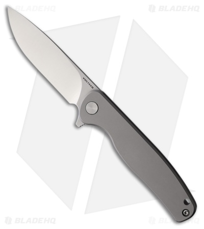 Vosteed Mini Labrador Frame Lock Knife Gray Titanium (2.7" Satin 14C28N)