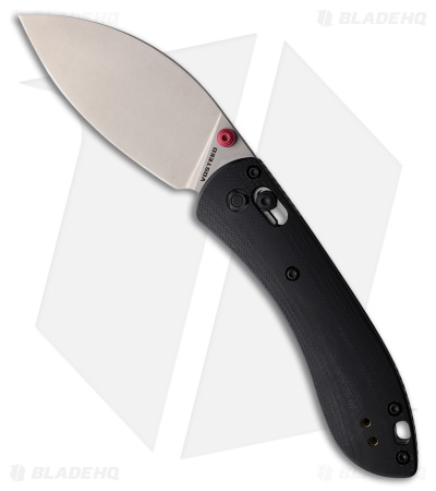 Vosteed Mini Nightshade Crossbar Lock Knife Black G-10 (2.6" SW 14C28N)