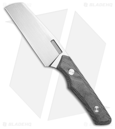 Vero Engineering Axon Fixed Blade Knife Black Micarta (4" Hand Satin)