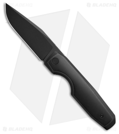 Vero Engineering Isotope Mini Integral Frame Lock Knife Black Ti (3.5" Black SW)