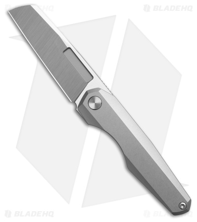 Vero Engineering Neuron Gen 2 Double Detent Knife Titanium (2.8" Belt Satin)