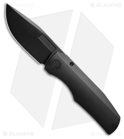 Vero Engineering Nova Mini Frame Lock Knife Blackwash Titanium (3.3" Blackwash)