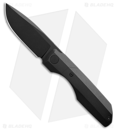 Vero Engineering Synapse Frame Lock Knife Black Titanium (3.2" Black SW)
