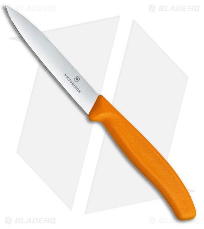 Victorinox Swiss Classic Paring Knife Orange Polypropylene (4" Satin)