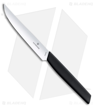 Victorinox Swiss Modern Steak Knife Black PPC (4.7" Satin)