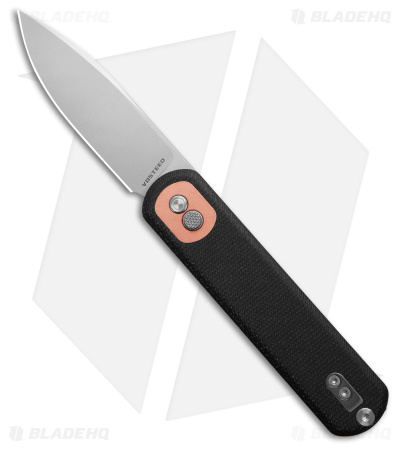 Vosteed Corgi Treklock Knife Black Micarta (3" Stonewash) CG3SVM2
