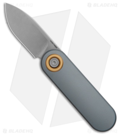 Vosteed Corgi V Vanchor Lock Knife Gray Aluminum (2.4" Satin)