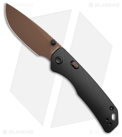 Vosteed Marten Top Liner Lock Knife Black Aluminum (3" Copper)