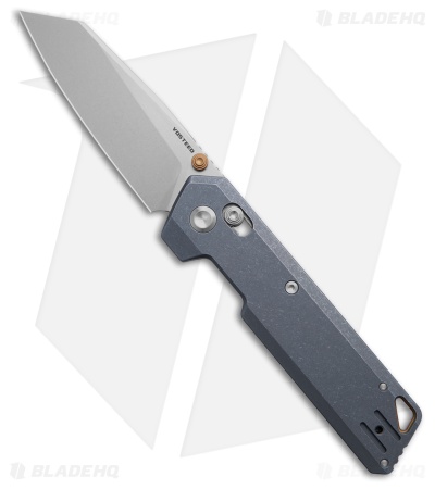 Vosteed Parallel Crossbar Lock Knife Blue Titanium (3" SW) A3504