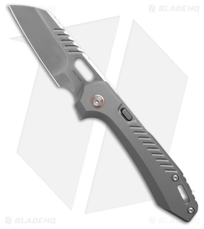 Vosteed RSKAOS Sheepsfoot Top Liner Lock Knife Titanium (3.3" Satin M390)