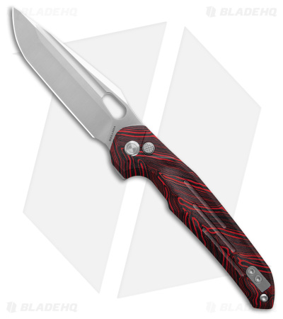 Vosteed Thunderbird Button Lock Knife Red G-10 G-Mascus (3.5