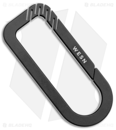 Wesn Goods CB  Carabiner - Titanium (Blacked Out )