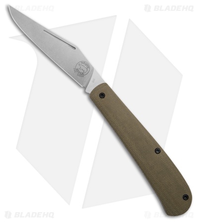 White River Trailhead Trapper Olive Drab Micarta (3.1