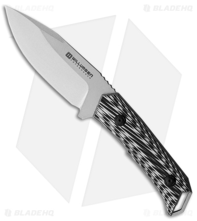 Willumsen Copenhagen Despot Fixed Blade Gray G-10 (4.5" Stonewash)