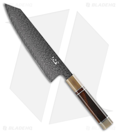 Xin Cutlery XinCraft 8" Damascus Kiritsuke Chef's Knife Buffalo Horn/Rosewood