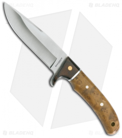 Boker Magnum Elk Hunter Fixed Blade Knife (4.3" Satin) 02GL683