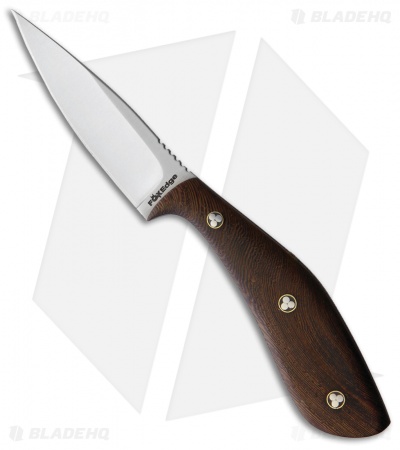 Fox Edge Fixed Blade Fixed Blade Knife Chicken Wing Wood (3" Satin)