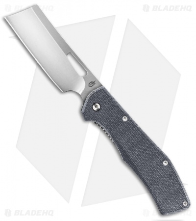 Gerber FlatIron Cleaver Frame Lock Knife Blue Micarta (3.5" Satin) 30-001789