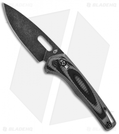 Gerber Sumo Pivot Lock Knife Black/Gray/Red G-10 (Acid Stonewash) 30-001813