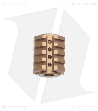Base 550 Paracord Studio Lanyard Rail Bead  - Bronze Aluminum