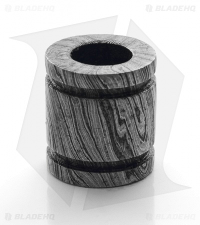 Tallen Grooved Barrel Bead (Damascus)
