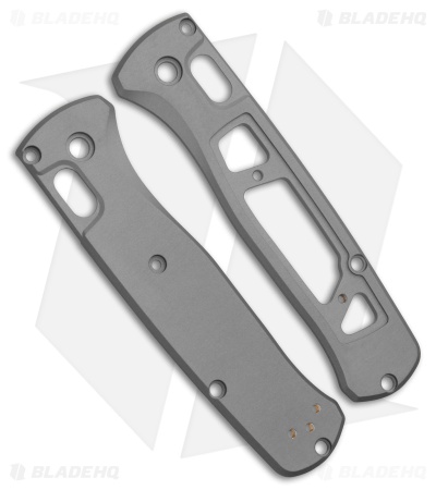 Flytanium Aluminum Modulator Scales for Benchmade Bugout - Gunmetal