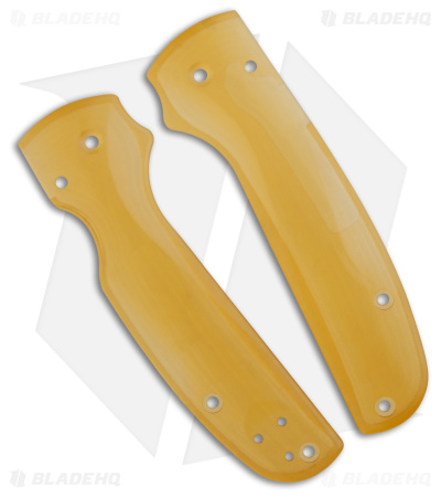 Flytanium Custom Lotus Scales for Spyderco Shaman - Ultem