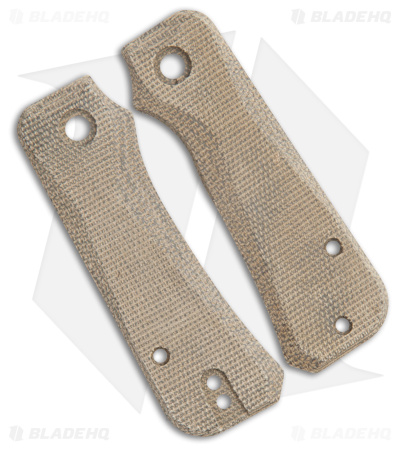 Flytanium Groove Canvas Micarta Scales for Civivi Baby Banter Knife - Green