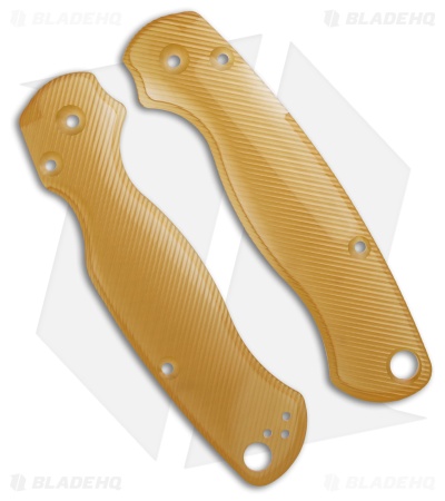 Flytanium Custom Lotus Scales for Spyderco Paramilitary 2 - Ultem