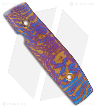 Flytanium Modulator Inlay for Benchmade Bugout - Titanium Damascus