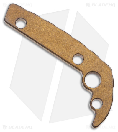 Flytanium Custom Titanium Back Spacer for Demko AD20.5 Knife (Bronze)