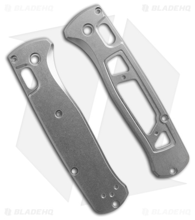 Flytanium Titanium Modulator Scales for Benchmade Bugout Knife - Stonewash