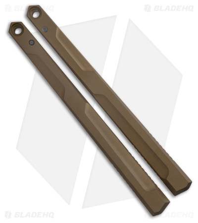 Flytanium v1.5 Channel Aluminum Handles for Kershaw Lucha - OD Green